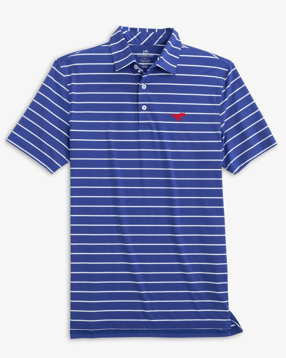 SMU Mustangs brrr°®-eeze Desmond Stripe Polo