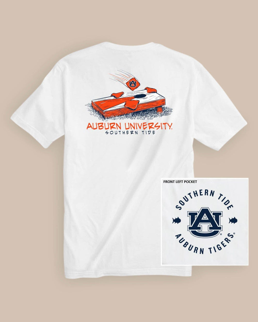 Auburn Tigers Cornhole T-Shirt C_T-Shirts Southern Tide 