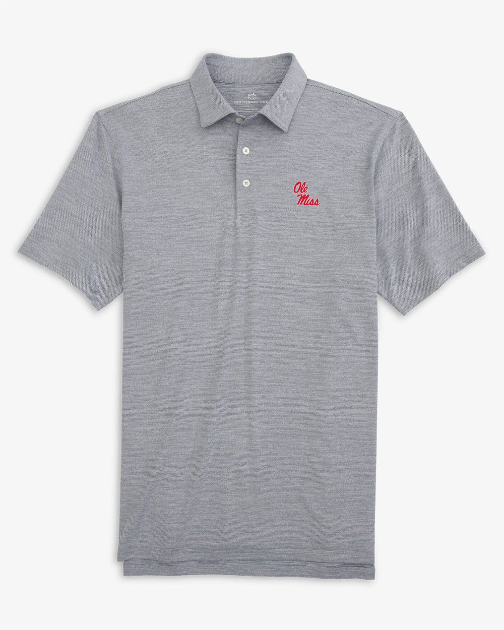 Ole Miss Stacked Driver Spacedye Polo Shirt