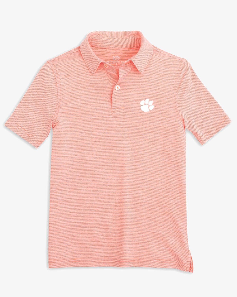 Clemson Tigers Boys Driver Spacedye Polo Shirt