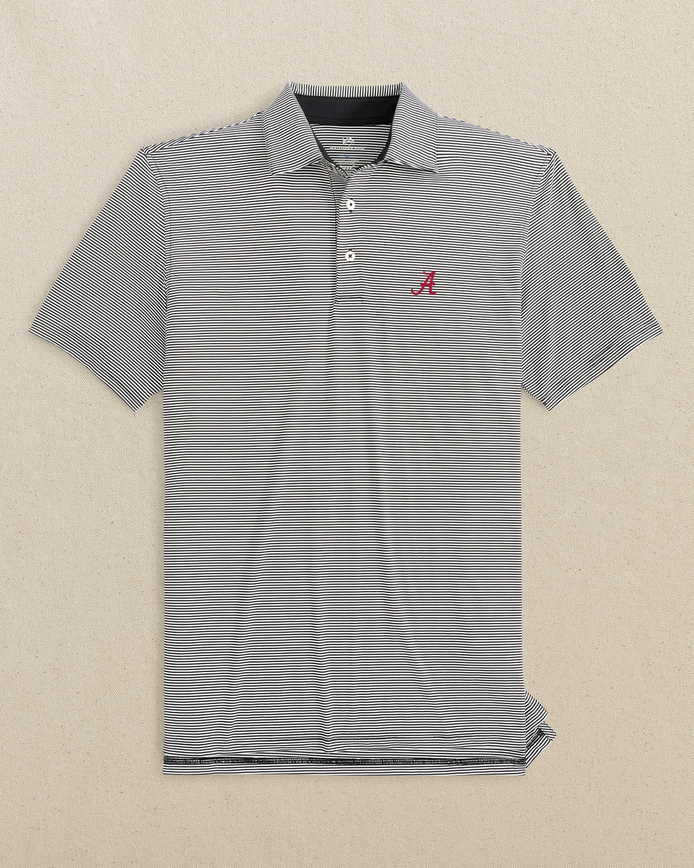 Alabama Crimson Tide brrr°®-eeze Meadowbrook Stripe Polo C_Polo Shirts Southern Tide 