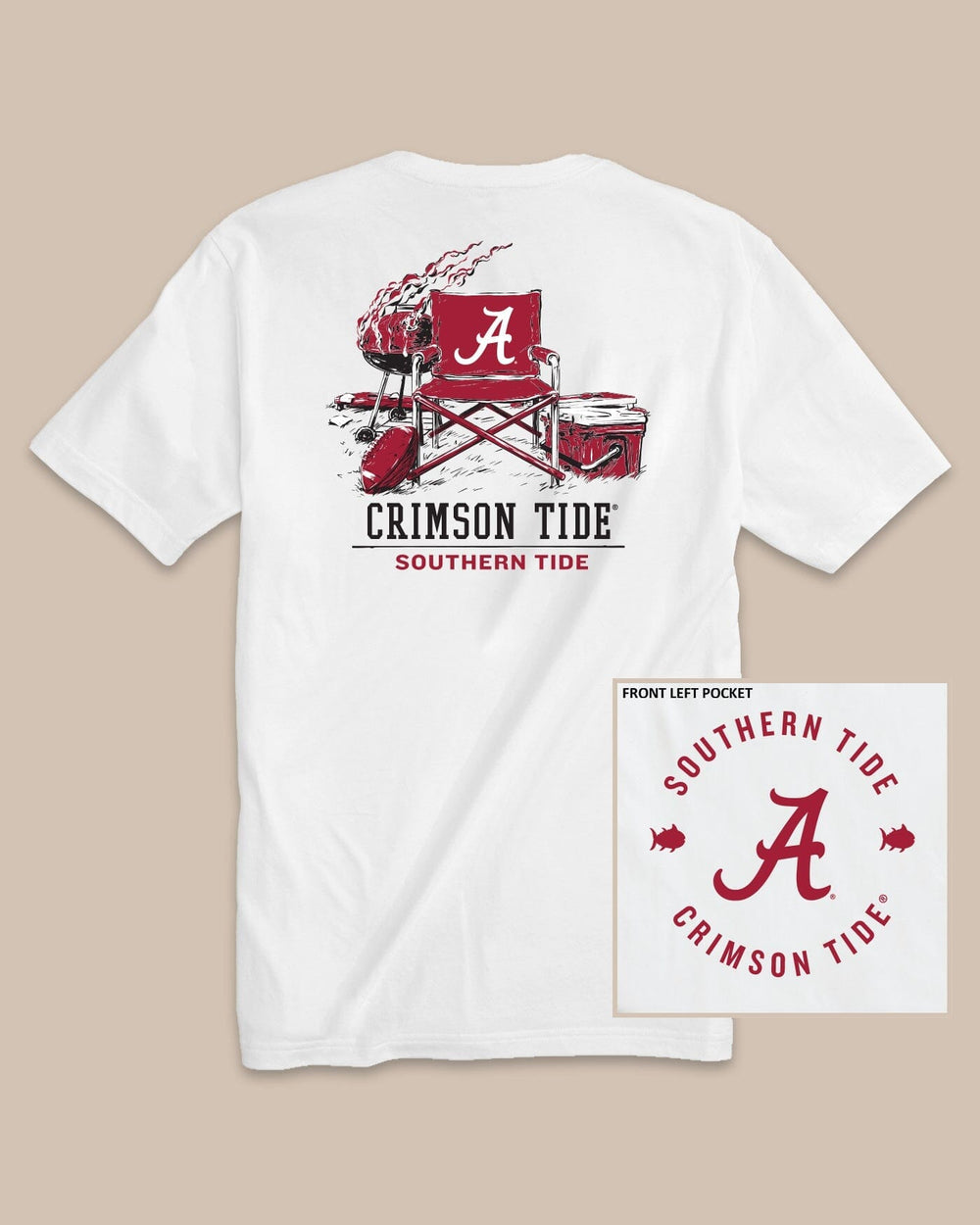 Alabama Crimson Tide Gameday BBQ Tailgate T-Shirt C_T-Shirts Southern Tide 