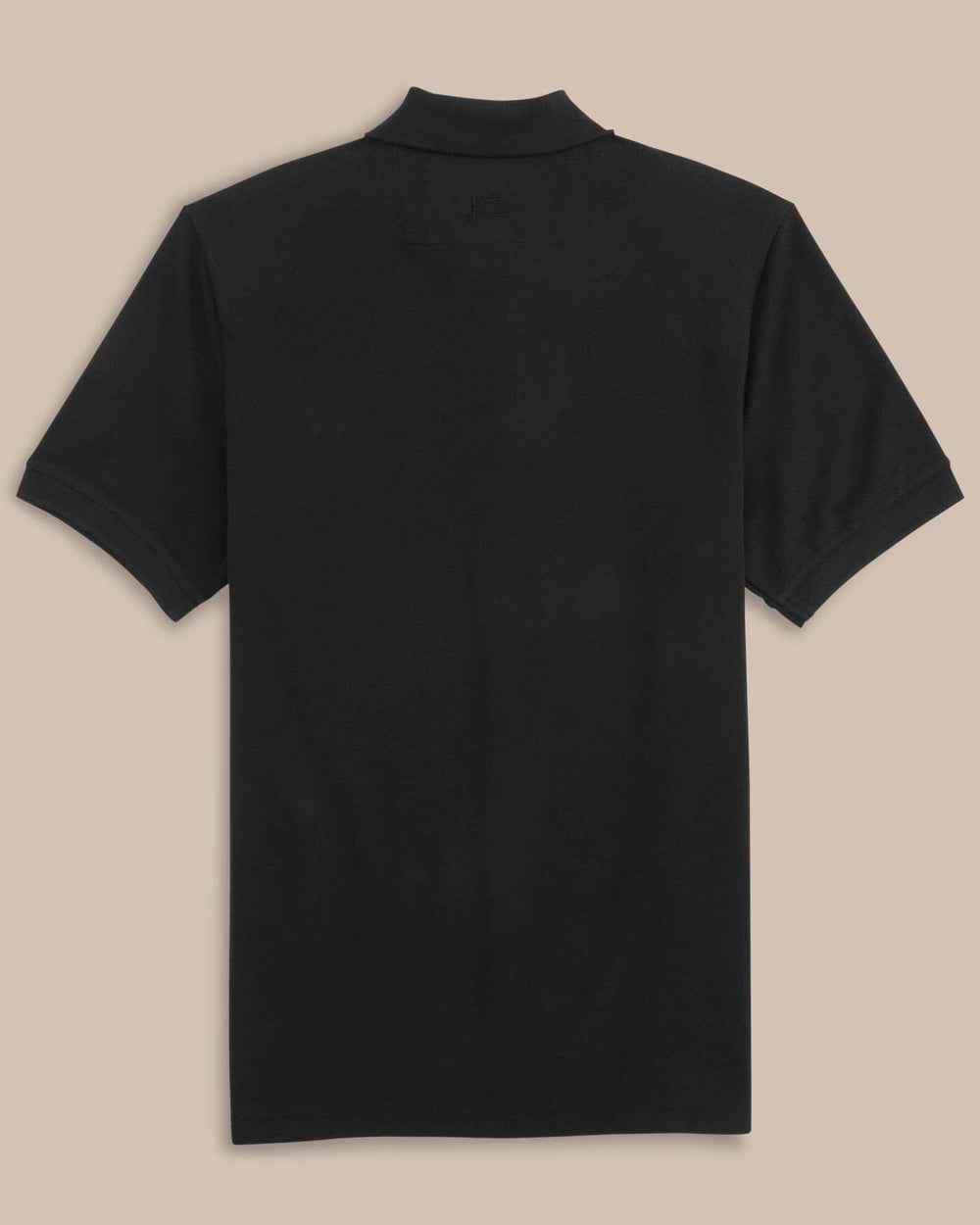 The back view of the Alabama Crimson Tide Skipjack Polo Shirt by Southern Tide - Black