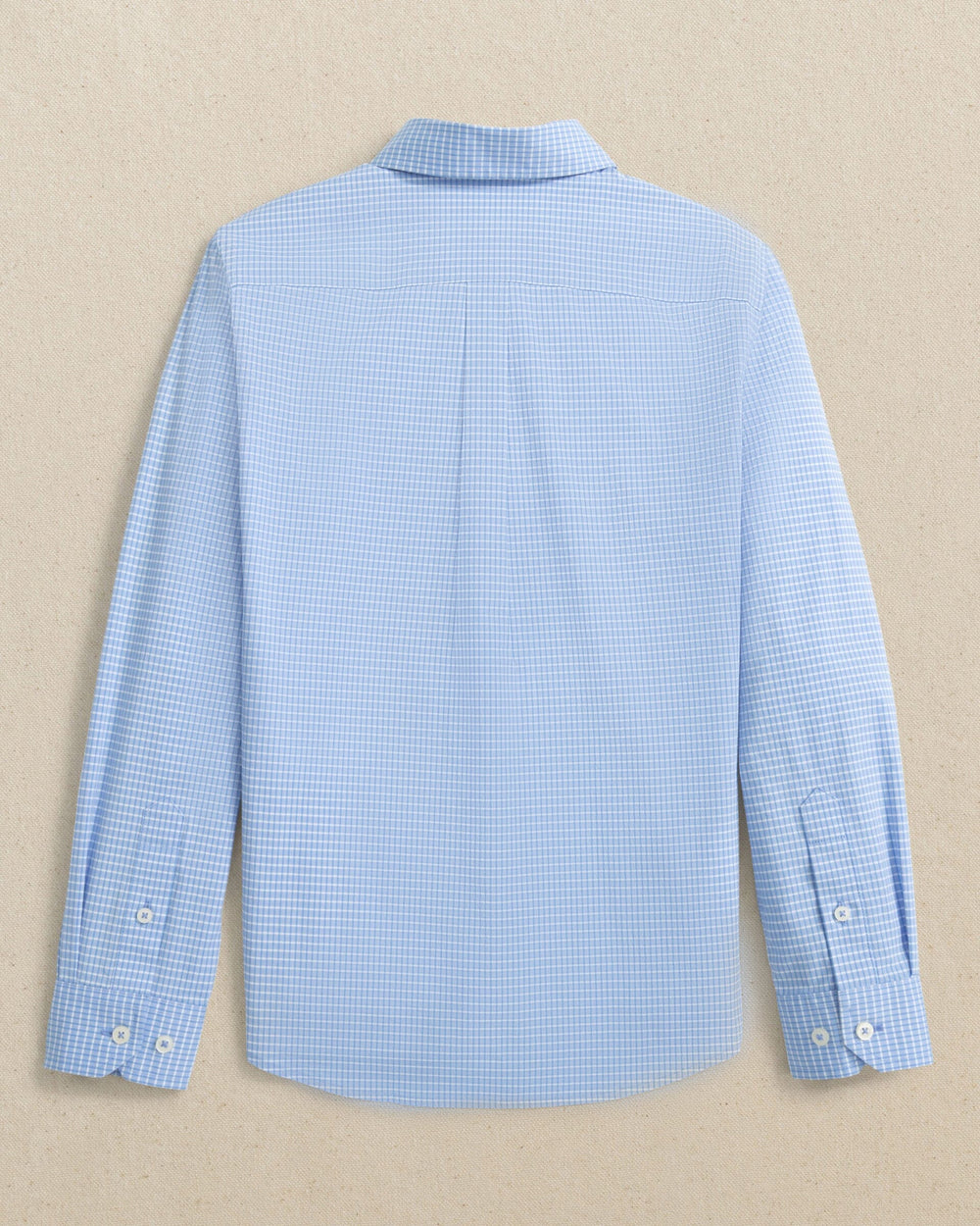 The back view of the Southern Tide Boys Crofton Plaid Charleston Sport Shirt by Southern Tide - Ocean Channel