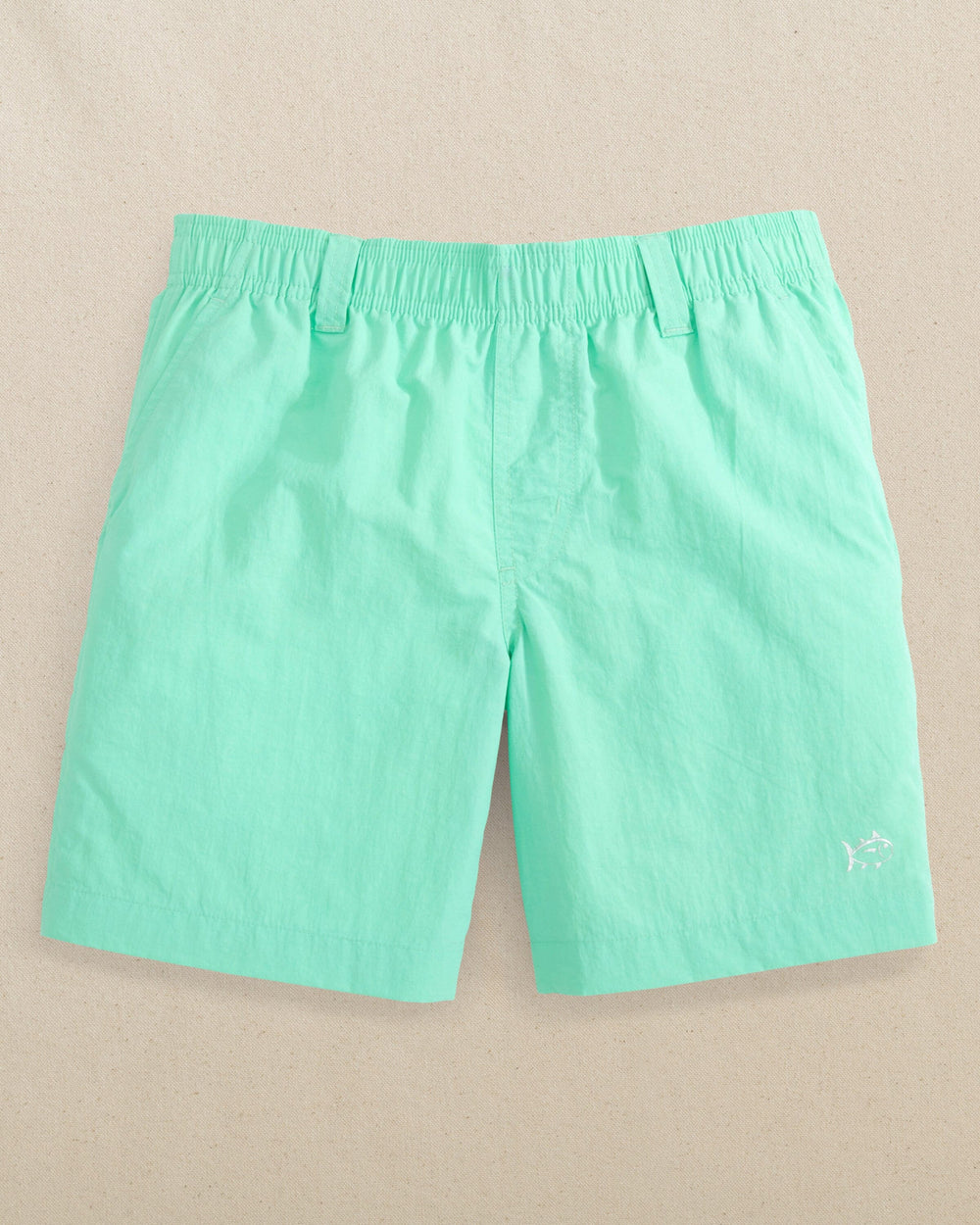 The front view of the Southern Tide Boys Shoreline Active Short by Southern Tide - Gulf Shores