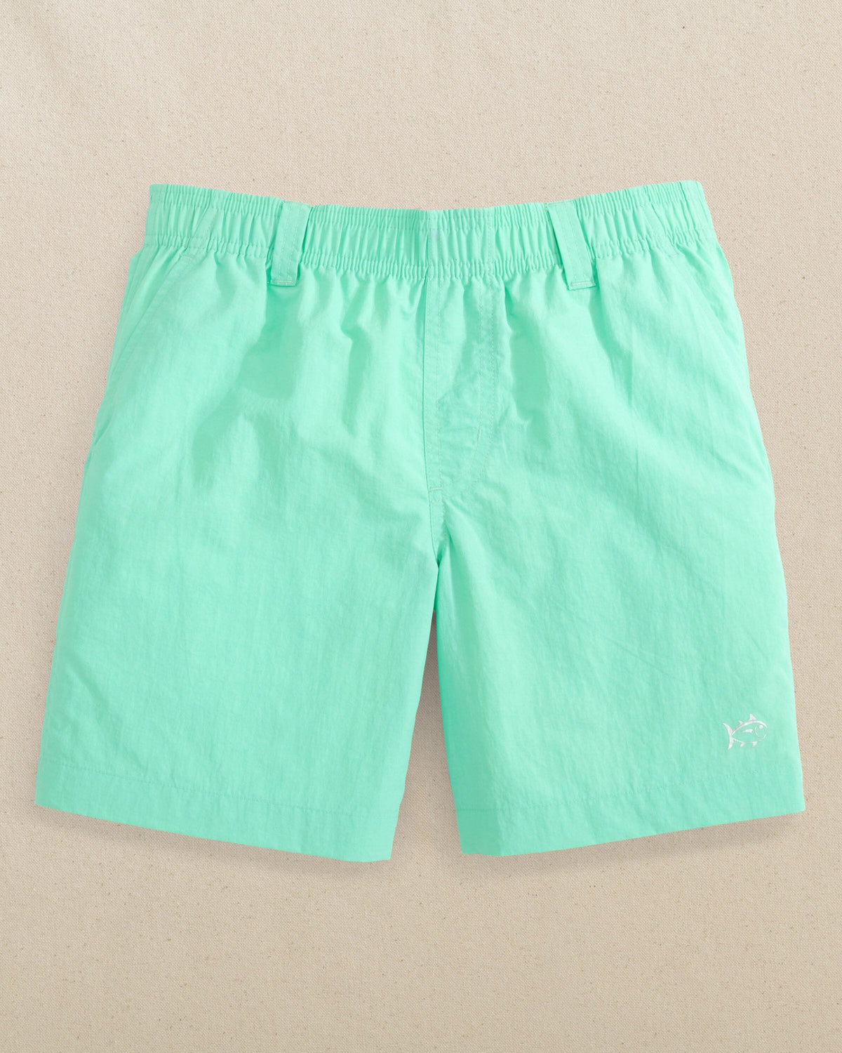 The front view of the Southern Tide Boys Shoreline Active Short by Southern Tide - Gulf Shores