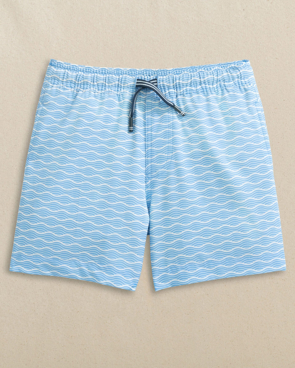 The front view of the Southern Tide Boys Wave Swim Trunk by Southern Tide - Ocean Channel