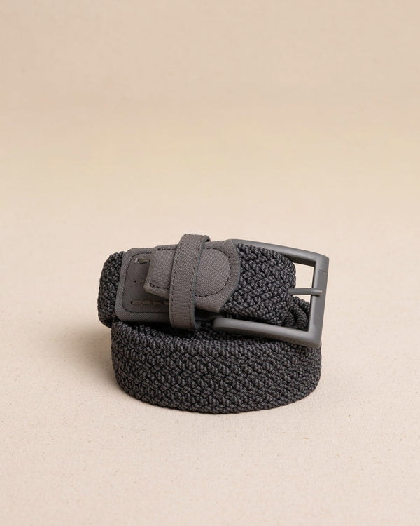 The front view of the Southern Tide Caddie Braided Belt by Southern Tide - Castle Rock