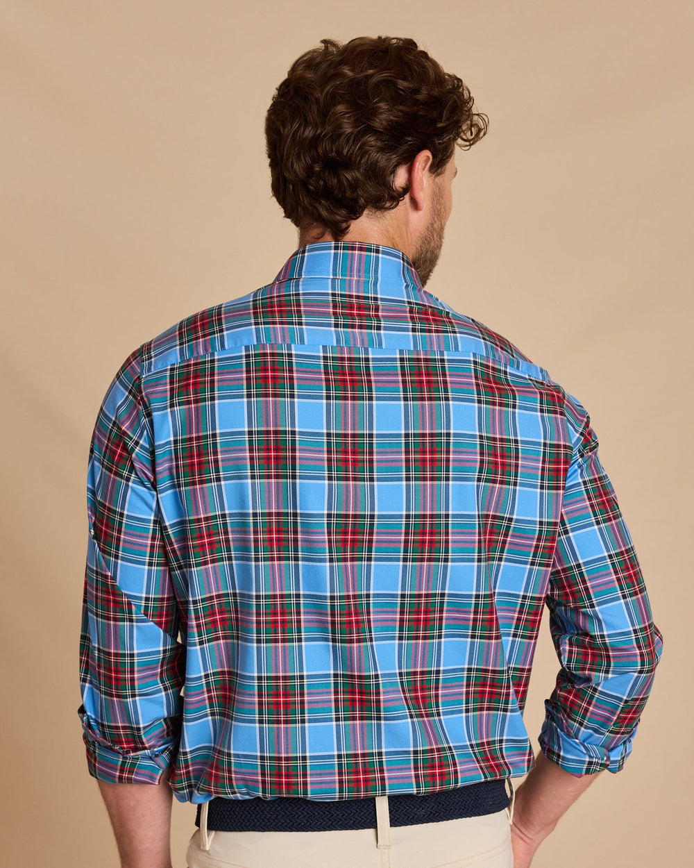 The back view of the Southern Tide Charlton Skipjack Sport Shirt by Southern Tide - Ocean Channel