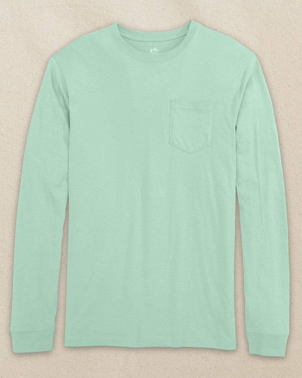The front view of the Southern Tide Classic Short Sleeve Pocket T-Shirt in Offshore Green by Southern Tide - Offshore Green