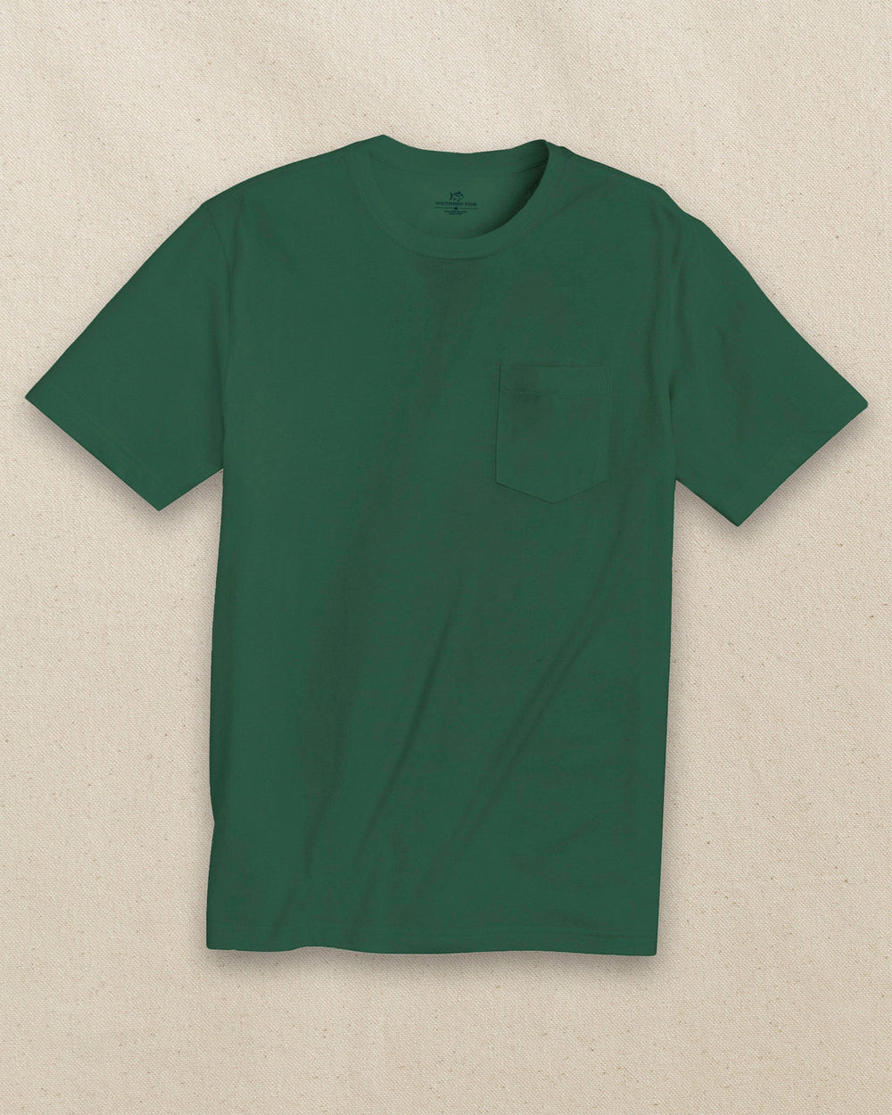 The front view of the Southern Tide Classic Short Sleeve Pocket T-Shirt in Spruce by Southern Tide - Spruce
