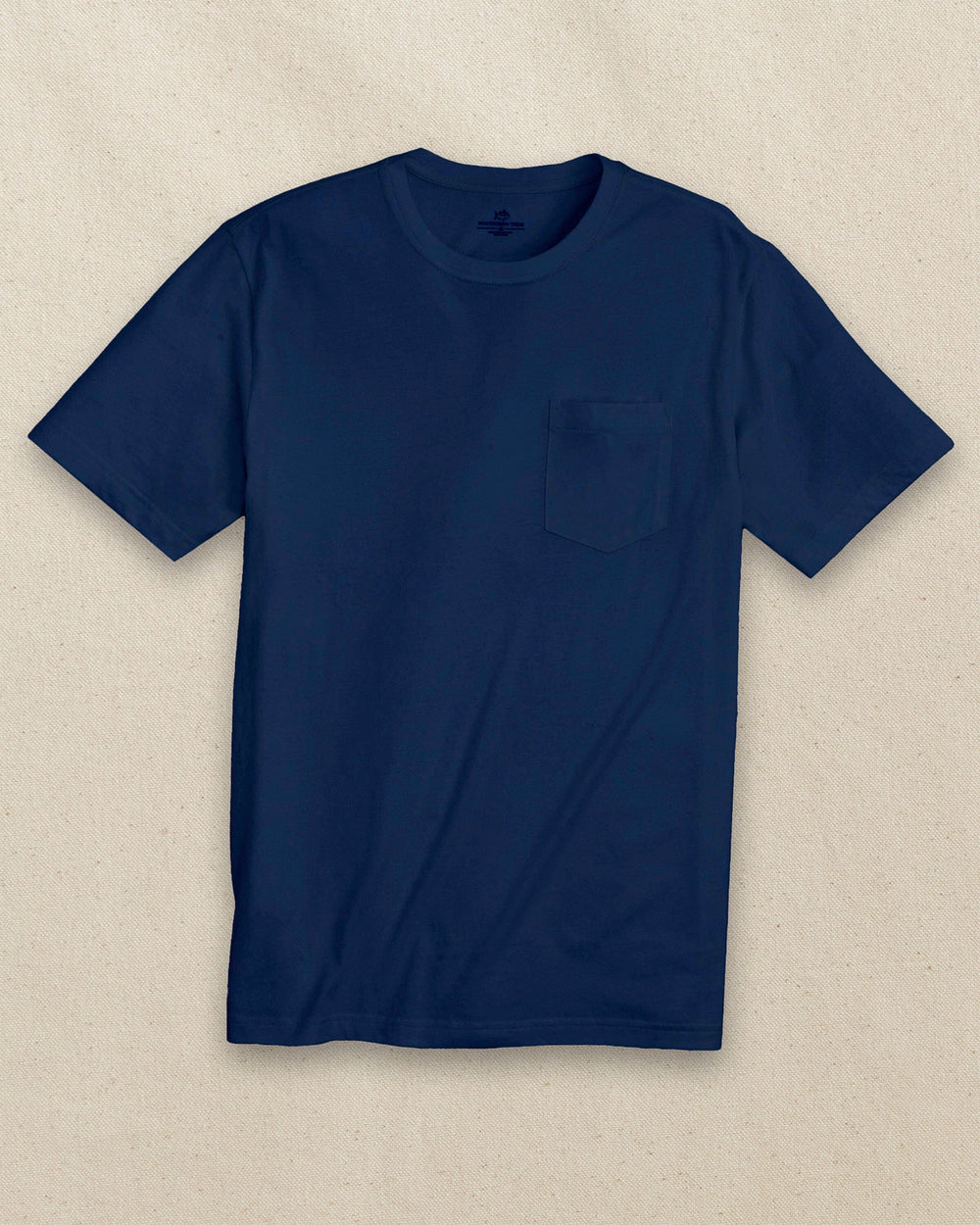 The front view of the Southern Tide Classic Short Sleeve Pocket T-Shirt in Yacht Blue by Southern Tide - Yacht Blue