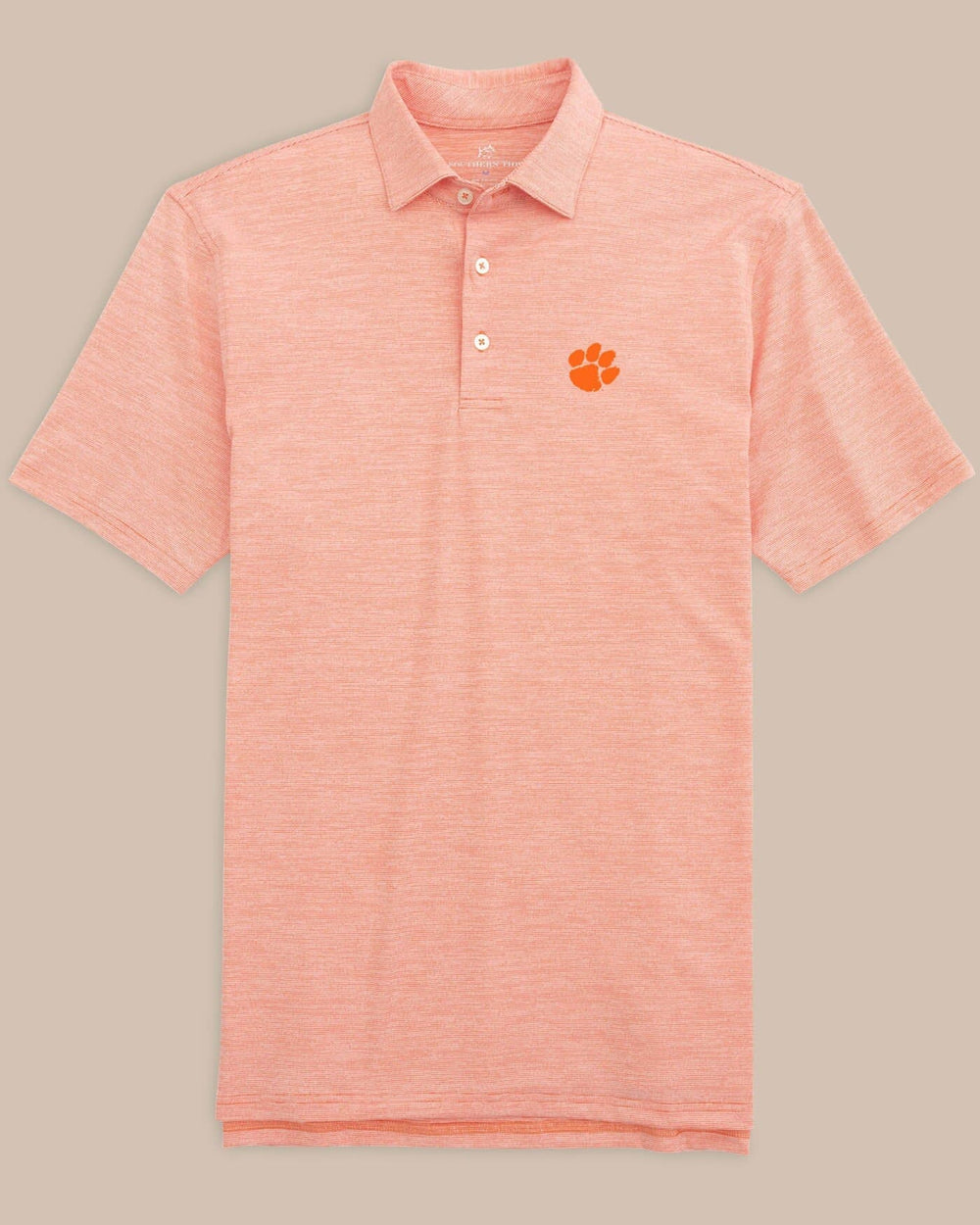 Clemson Tigers Driver Spacedye Polo Shirt C_Polo Shirts Southern Tide 