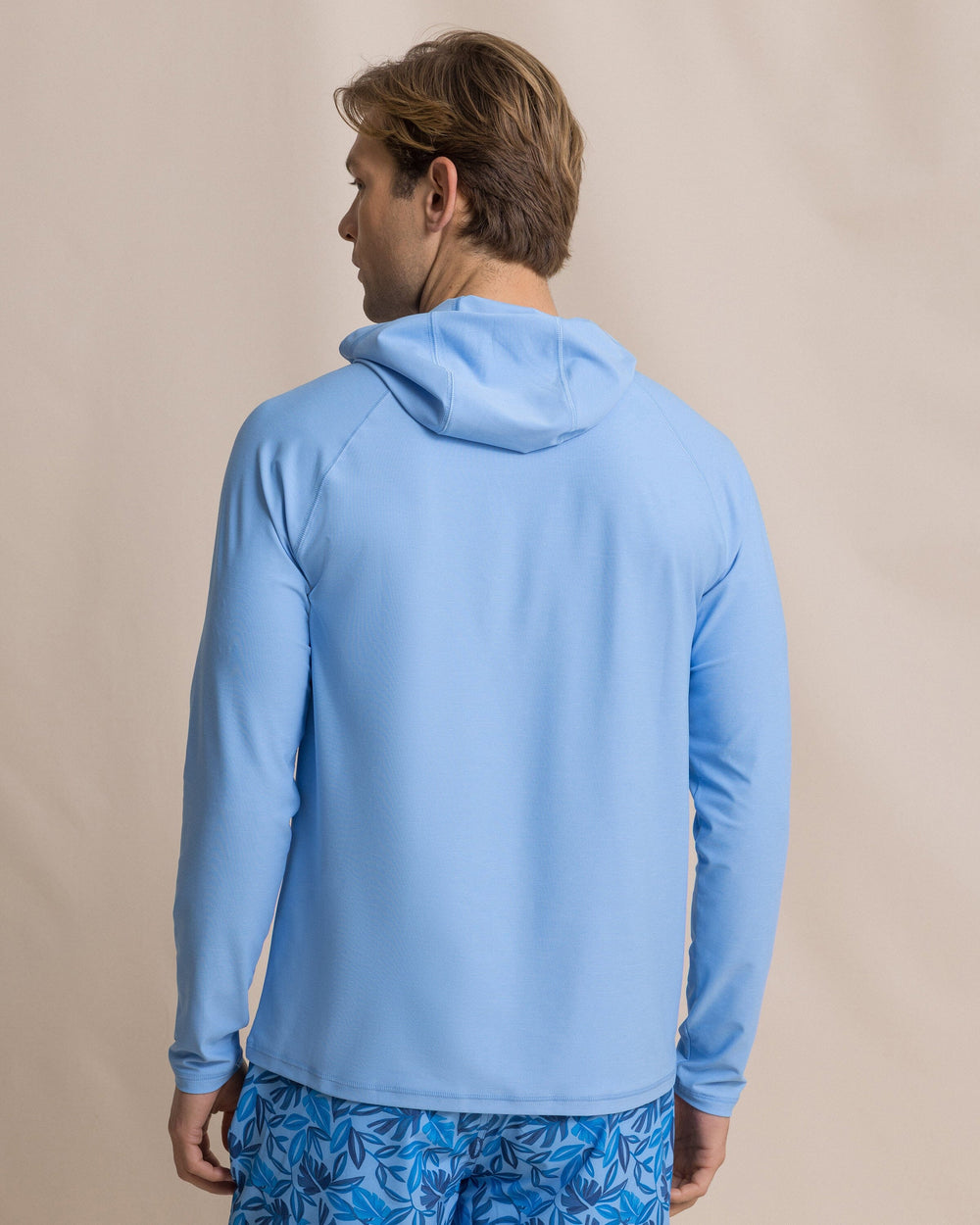 The back view of the Southern Tide Coastal Breeze® Performance Hoodie by Southern Tide - Ocean Channel