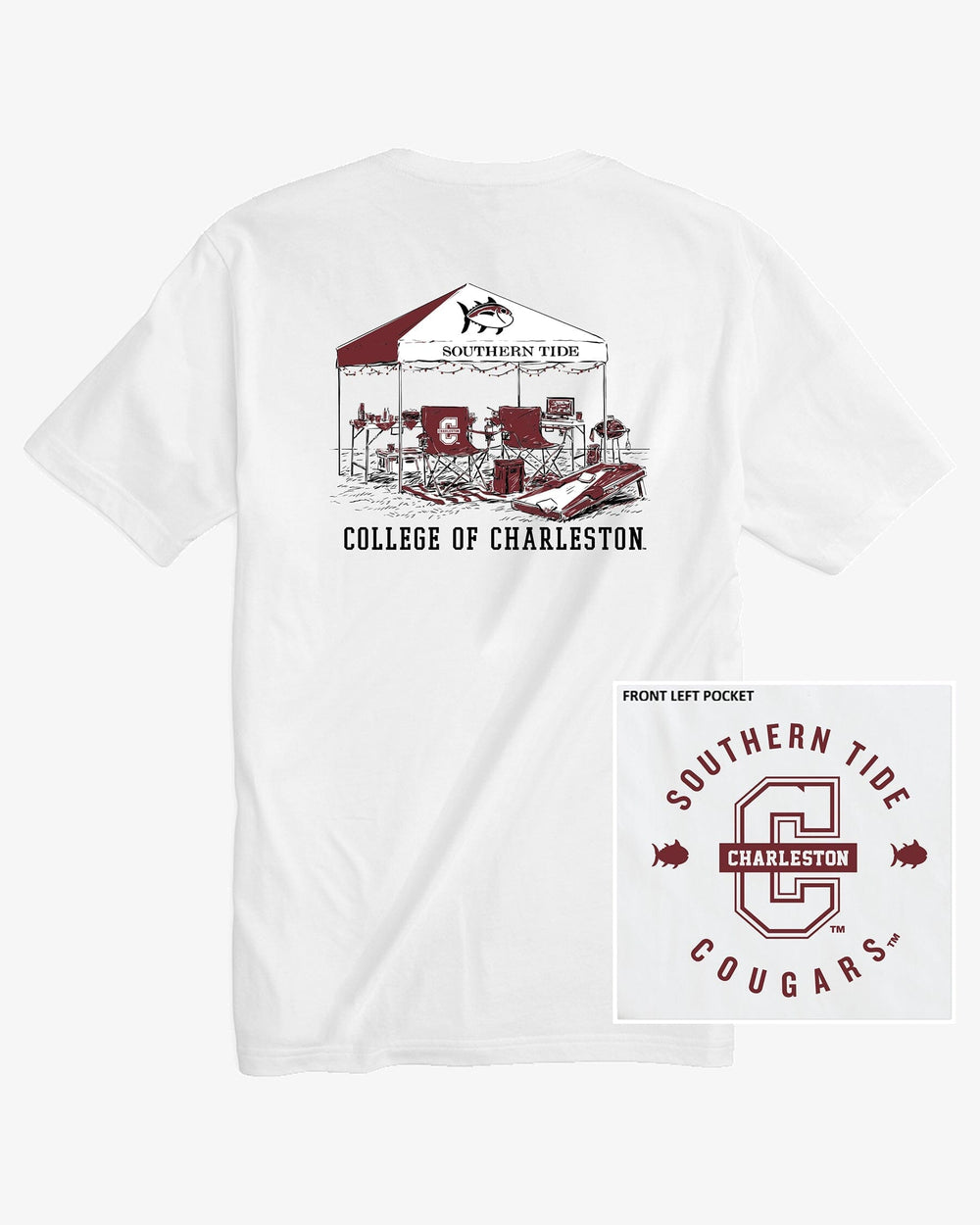 College of Charleston Tailgate Time T-Shirt C_T-Shirts Southern Tide 