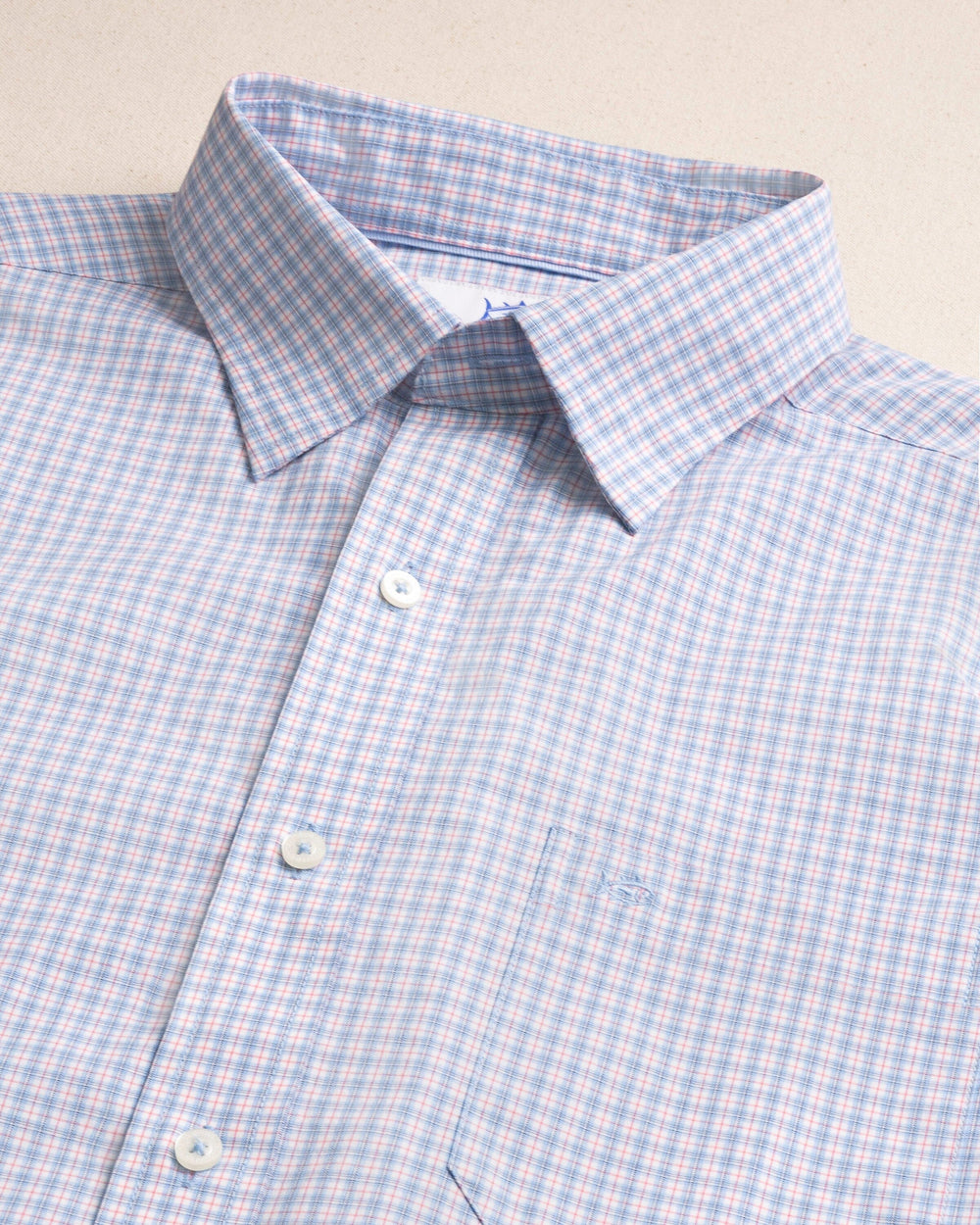 The detail view of the Southern Tide Crescent Beach Charleston Sport Shirt by Southern Tide - Ocean Channel