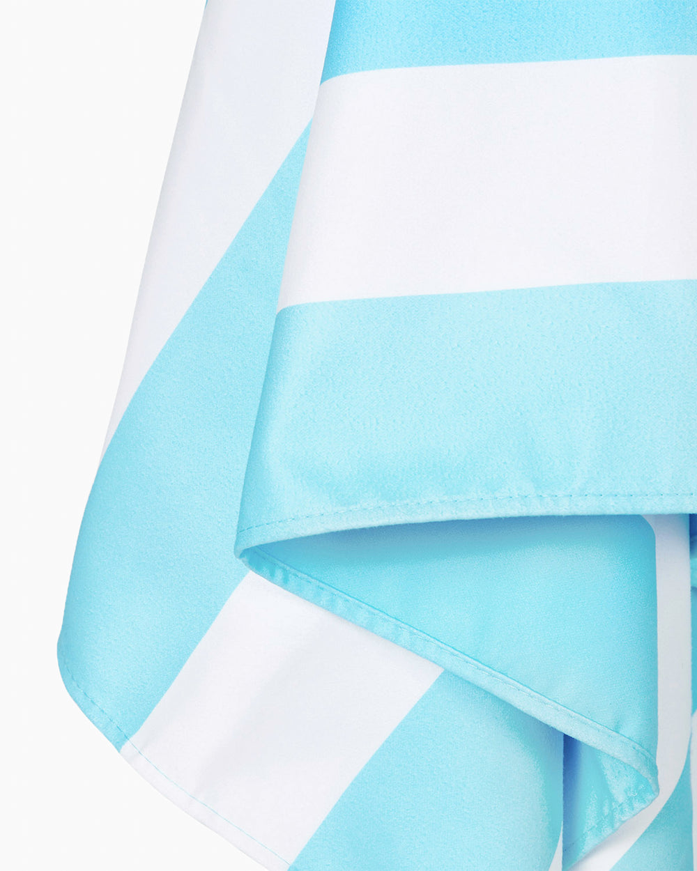 The detail view of the Southern Tide Dock & Bay Quick Dry Beach Towel by Southern Tide - Tulum Blue
