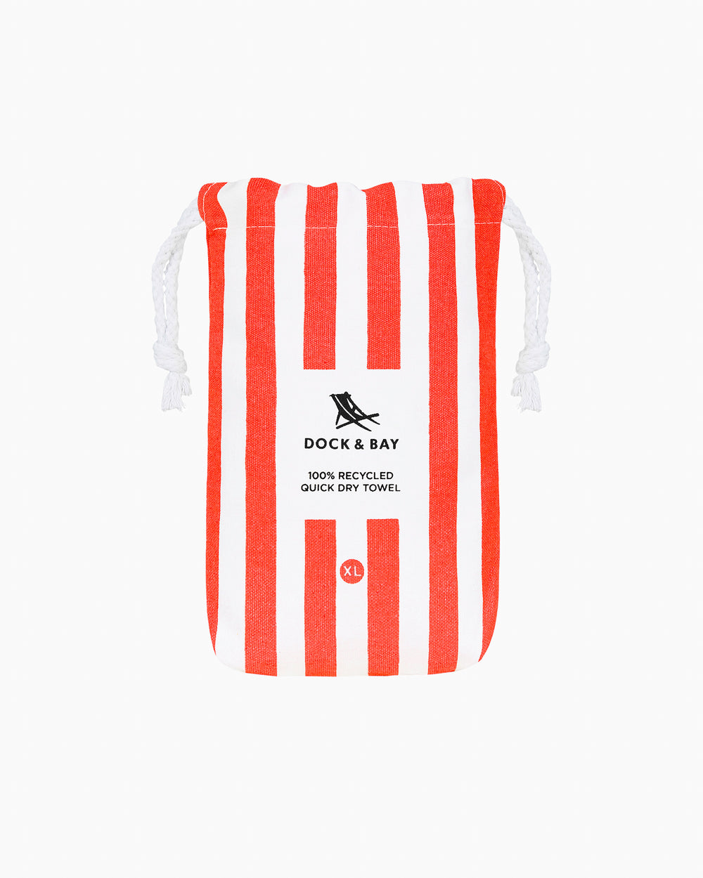 The front view of the Southern Tide Dock & Bay Quick Dry Beach Towel by Southern Tide - Waikiki Coral