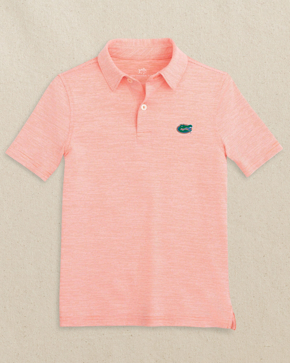 Florida Gators Boys Driver Spacedye Polo Shirt C_Polo Shirts Southern Tide 
