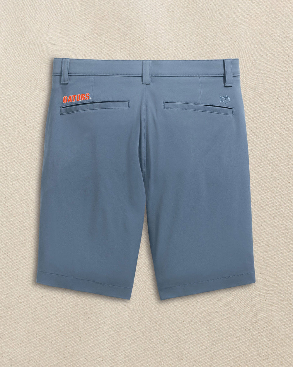 The back view of the Southern Tide Florida Gators brrr°®-die 8" Performance Short by Southern Tide - Dark Seas