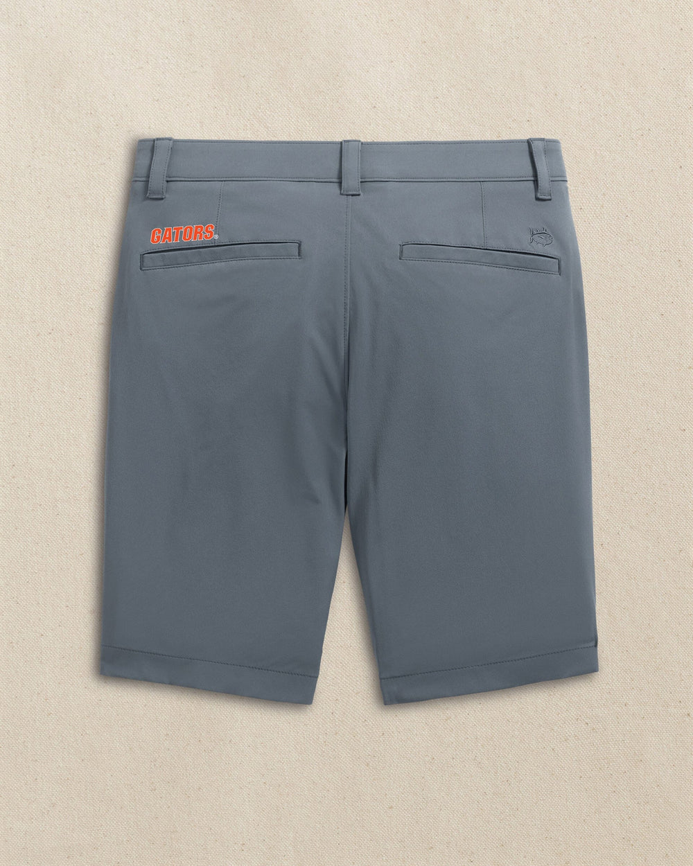 The back view of the Southern Tide Florida Gators brrr°®-die 8" Performance Short by Southern Tide - Perfect Storm