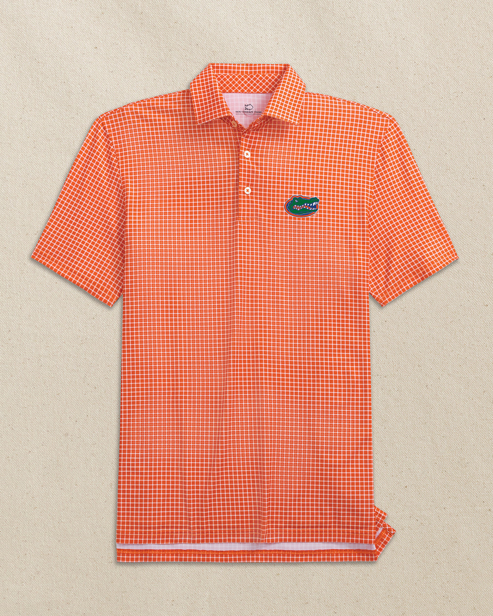 Florida Gators Driver Dunes Edge Plaid Polo C_Polo Shirts Southern Tide 