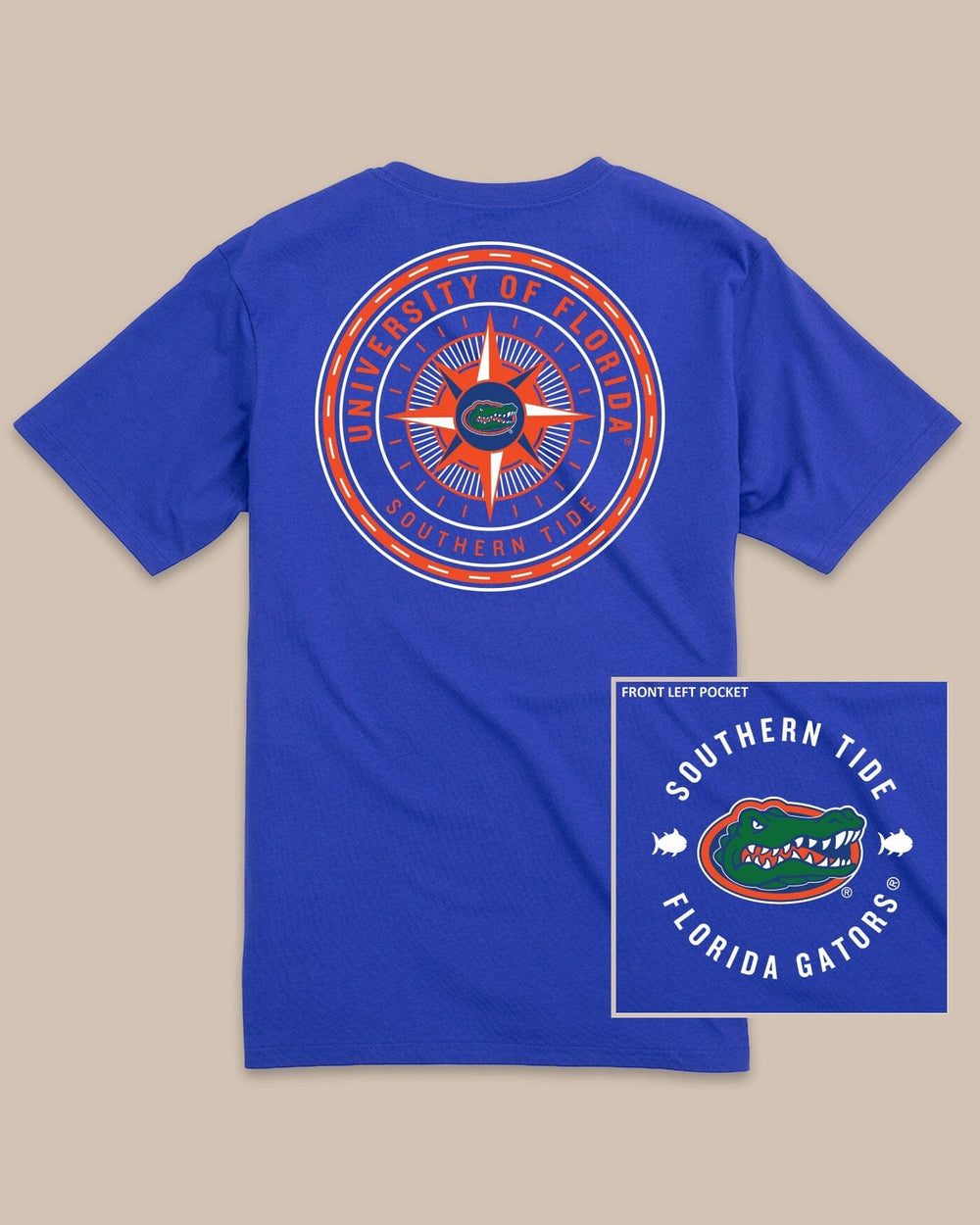 Florida Gators Gameday Collegiate Compass T-Shirt C_T-Shirts Southern Tide 
