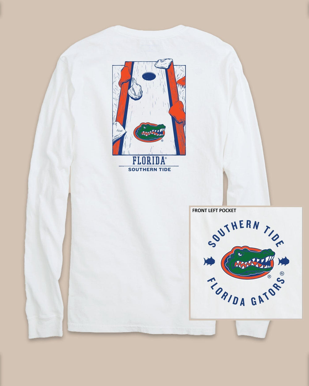 Florida Gators Gameday Cornhole Board T-Shirt C_T-Shirts Southern Tide 