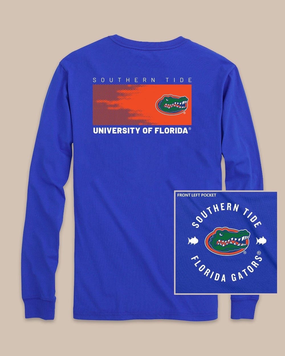 Florida Gators Gameday Hexagon Gradient T-Shirt C_T-Shirts Southern Tide 