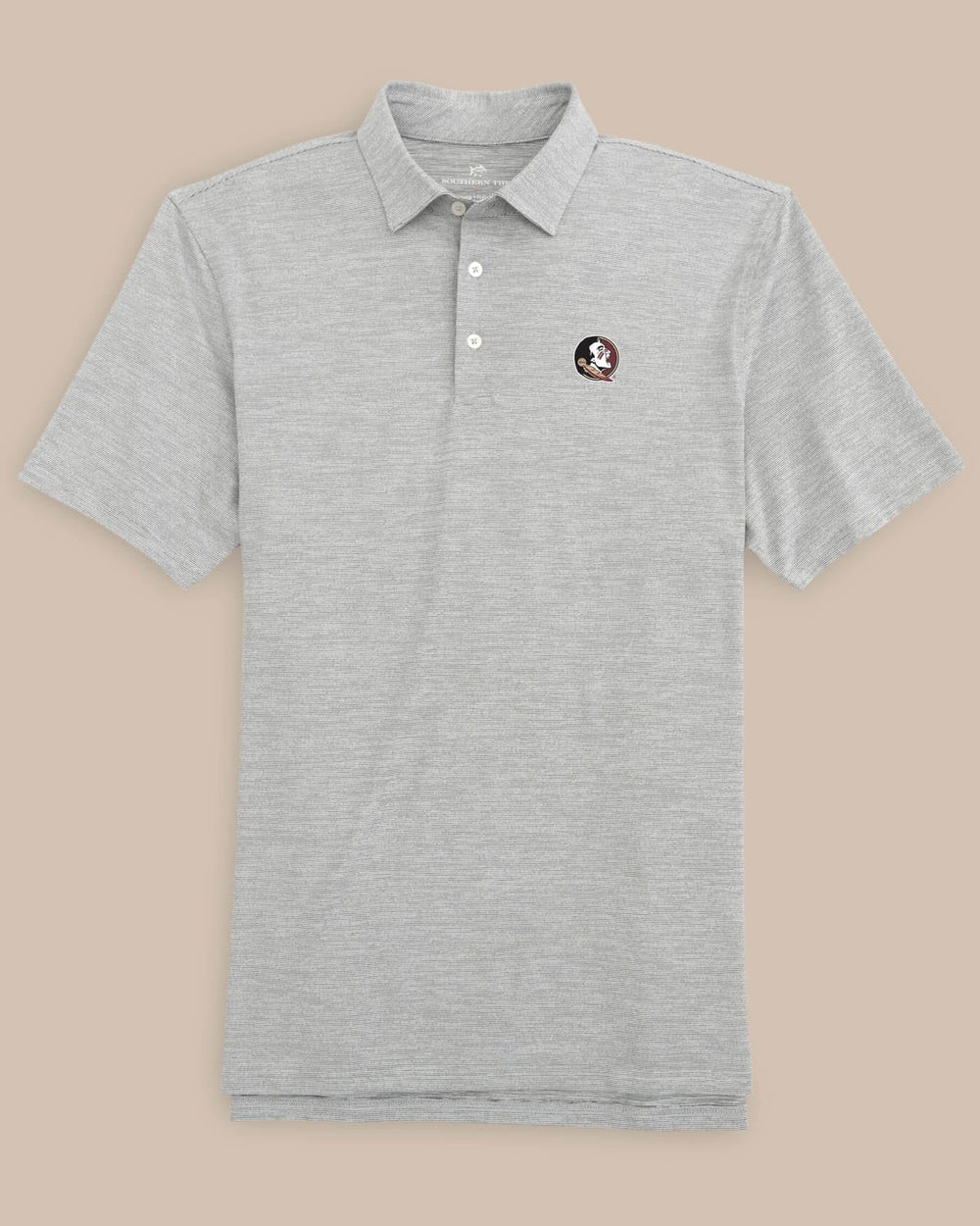 FSU Seminoles Driver Spacedye Polo Shirt C_Polo Shirts Southern Tide 