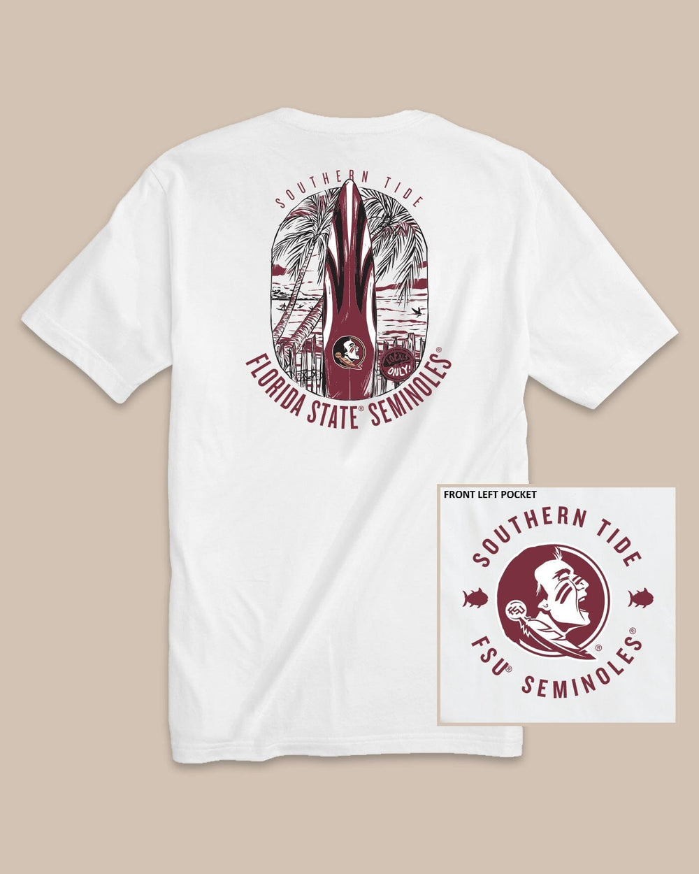 FSU Seminoles Gameday Locals Only T-Shirt C_T-Shirts Southern Tide 