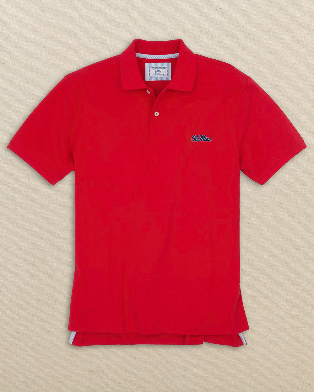 Ole Miss Rebels Pique Polo Shirt C_Polo Shirts Southern Tide 