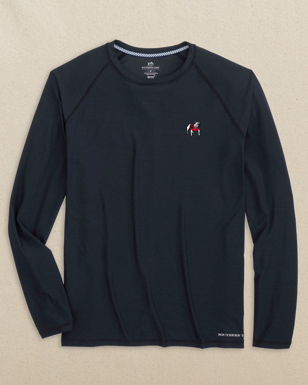 Georgia Bulldogs brrr°®-illiant Performance Long Sleeve T-Shirt C_T-Shirts Southern Tide 