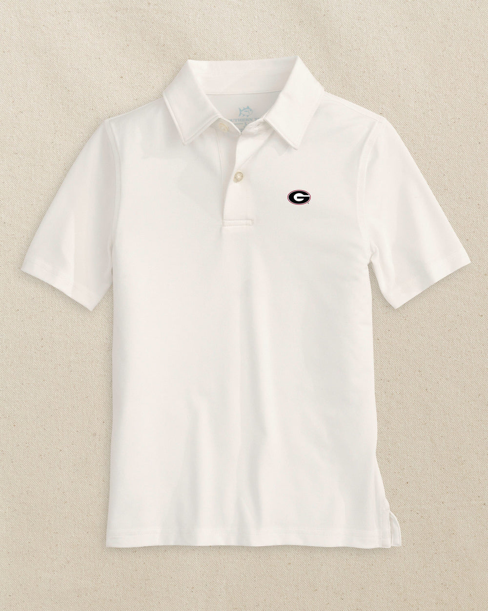 Georgia Bulldogs Oval G Boys Driver Performance Polo Shirt C_Polo Shirts Southern Tide 