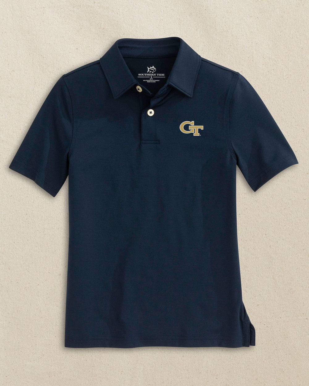 Georgia Tech Boys Driver Performance Polo Shirt Y_Polo Shirts Southern Tide 