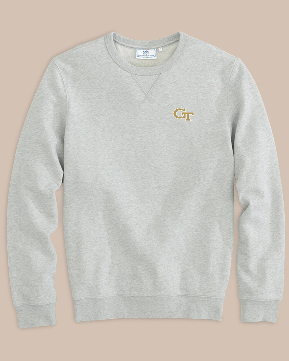 Georgia Tech Upper Deck Pullover Sweatshirt C_Outerwear Southern Tide 