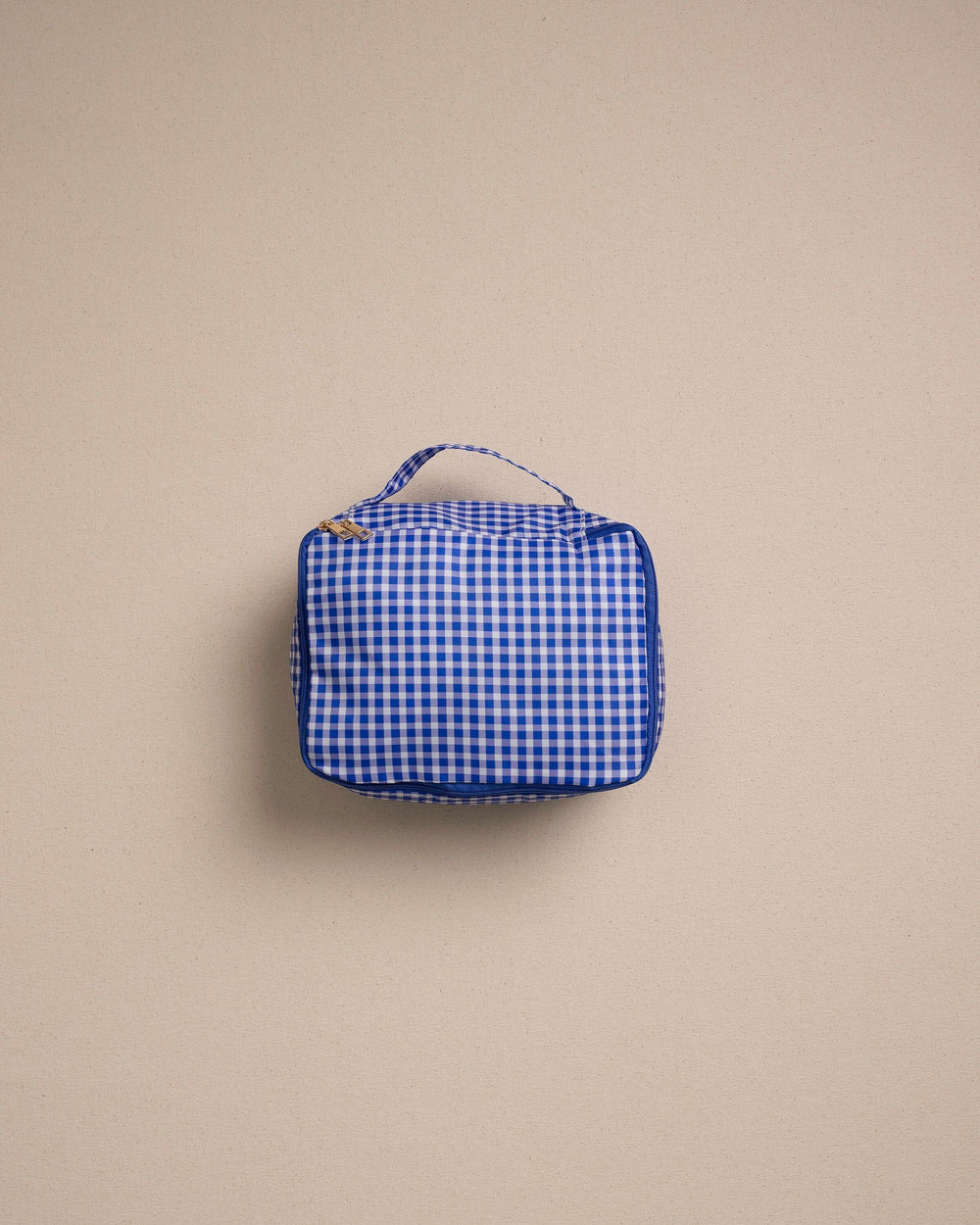 The small view of the Southern Tide Gingham Packing Cubes 4-Piece Set by Southern Tide - Blue