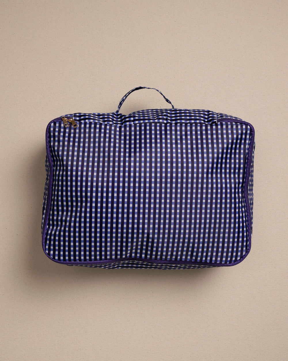 The medium view of the Southern Tide Gingham Packing Cubes 4-Piece Set by Southern Tide - Navy