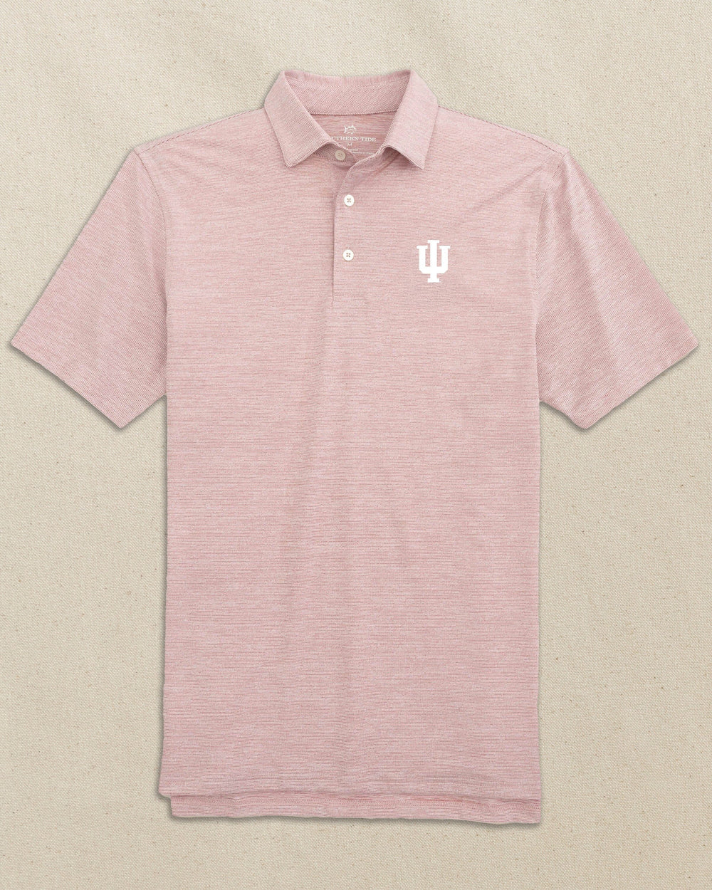 Indiana Hoosiers Driver Spacedye Polo C_Polo Shirts Southern Tide 