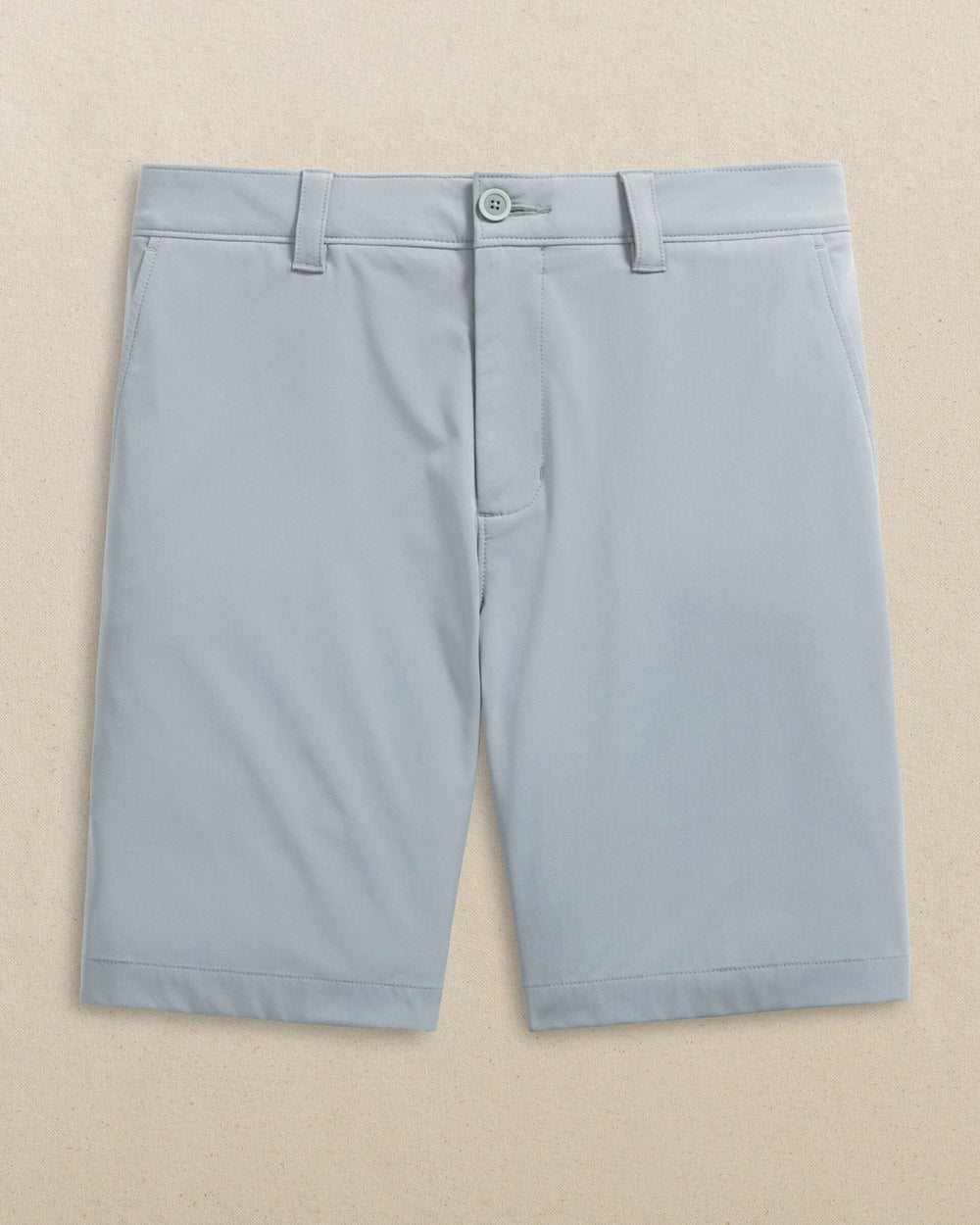 The front view of the Southern Tide Kentucky Wildcats brrr°®-die 8" Performance Short by Southern Tide - Steel Grey