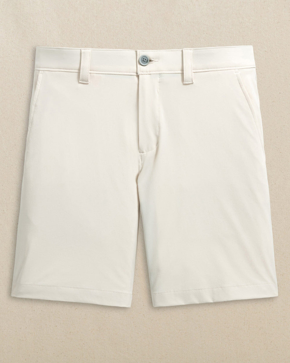 The front view of the Southern Tide Kentucky Wildcats brrr°®-die 8" Performance Short by Southern Tide - Stone