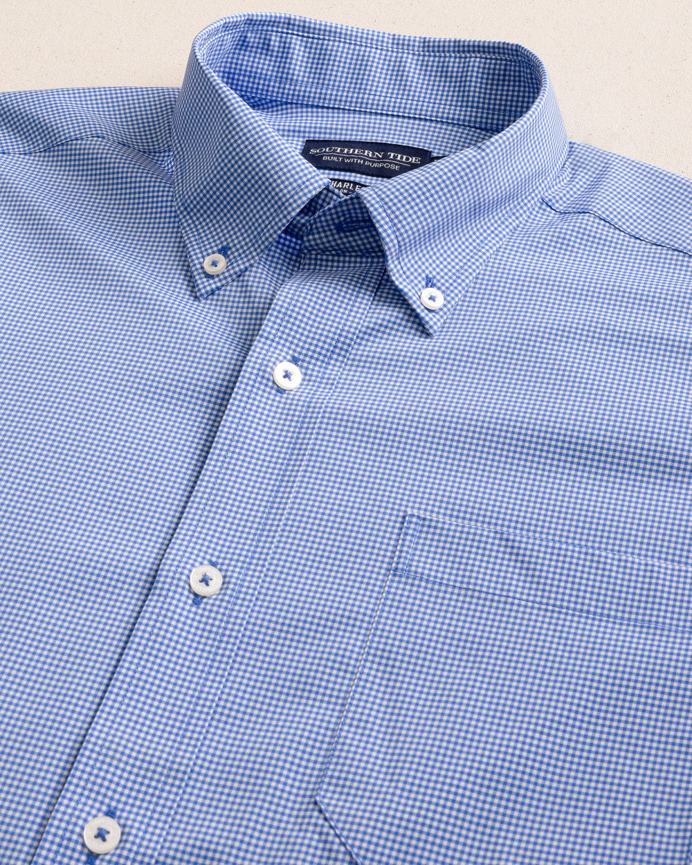 Micro Gingham brrr°® Intercoastal Sport Shirt M_Sportshirts Southern Tide 