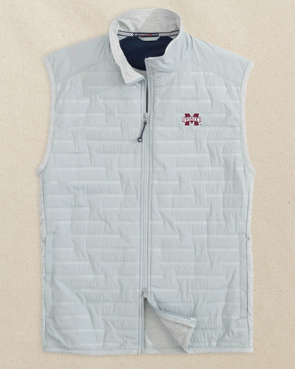 Mississippi State Bulldogs Abercorn Vest C_Outerwear Southern Tide 