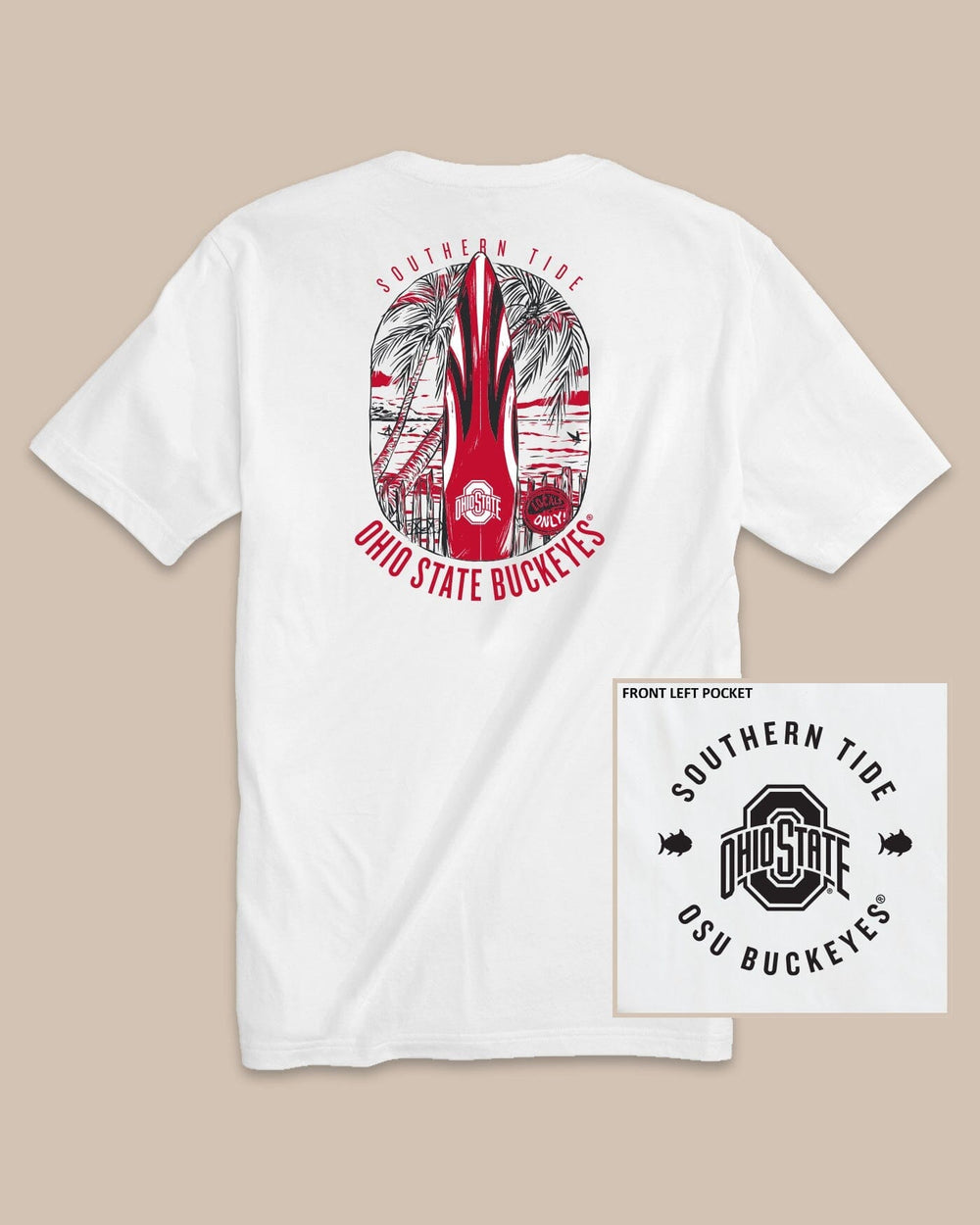 Ohio State Buckeyes Gameday Locals Only T-Shirt C_T-Shirts Southern Tide 
