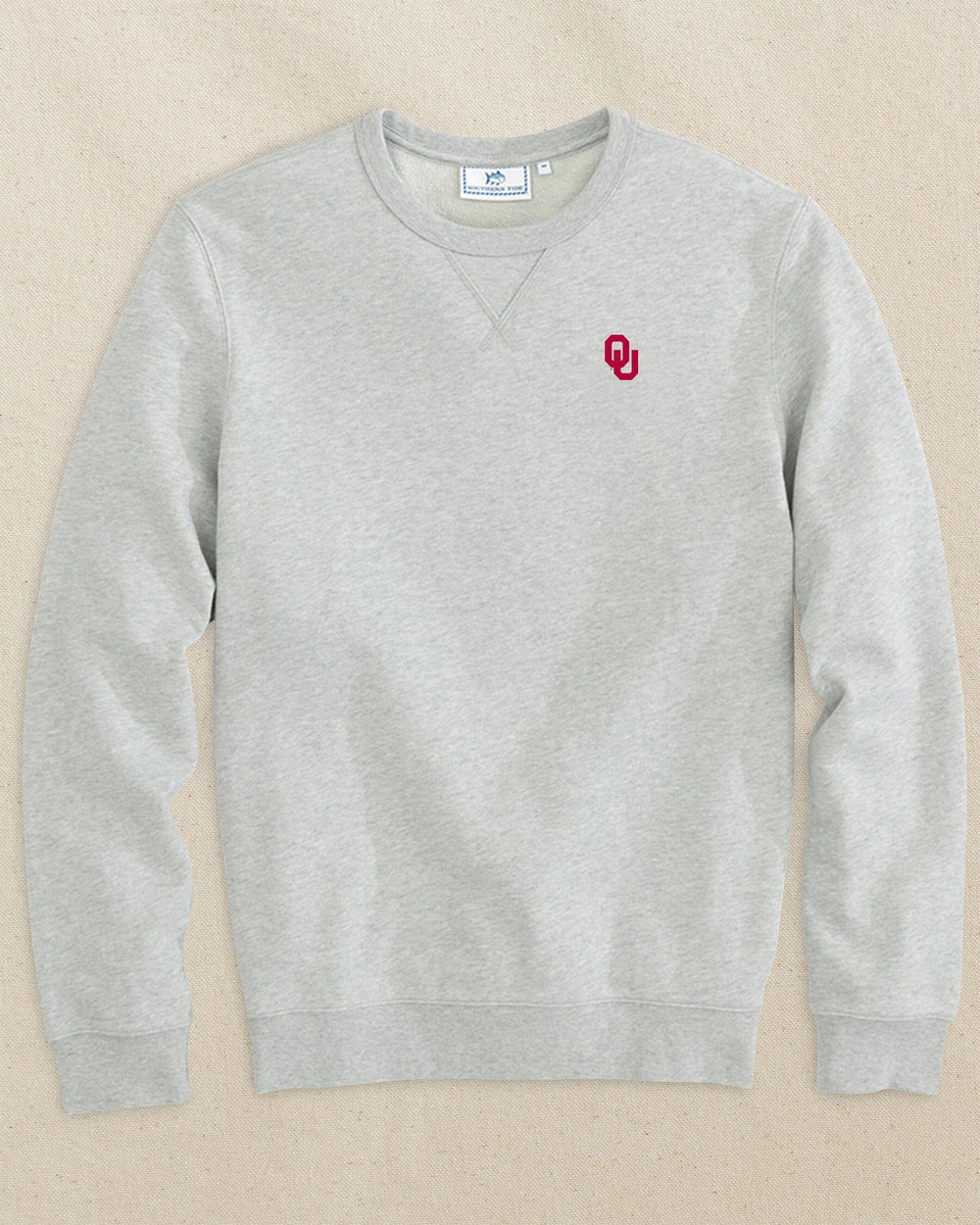 Oklahoma Sooners Upper Deck Pullover Sweatshirt C_Outerwear Southern Tide 