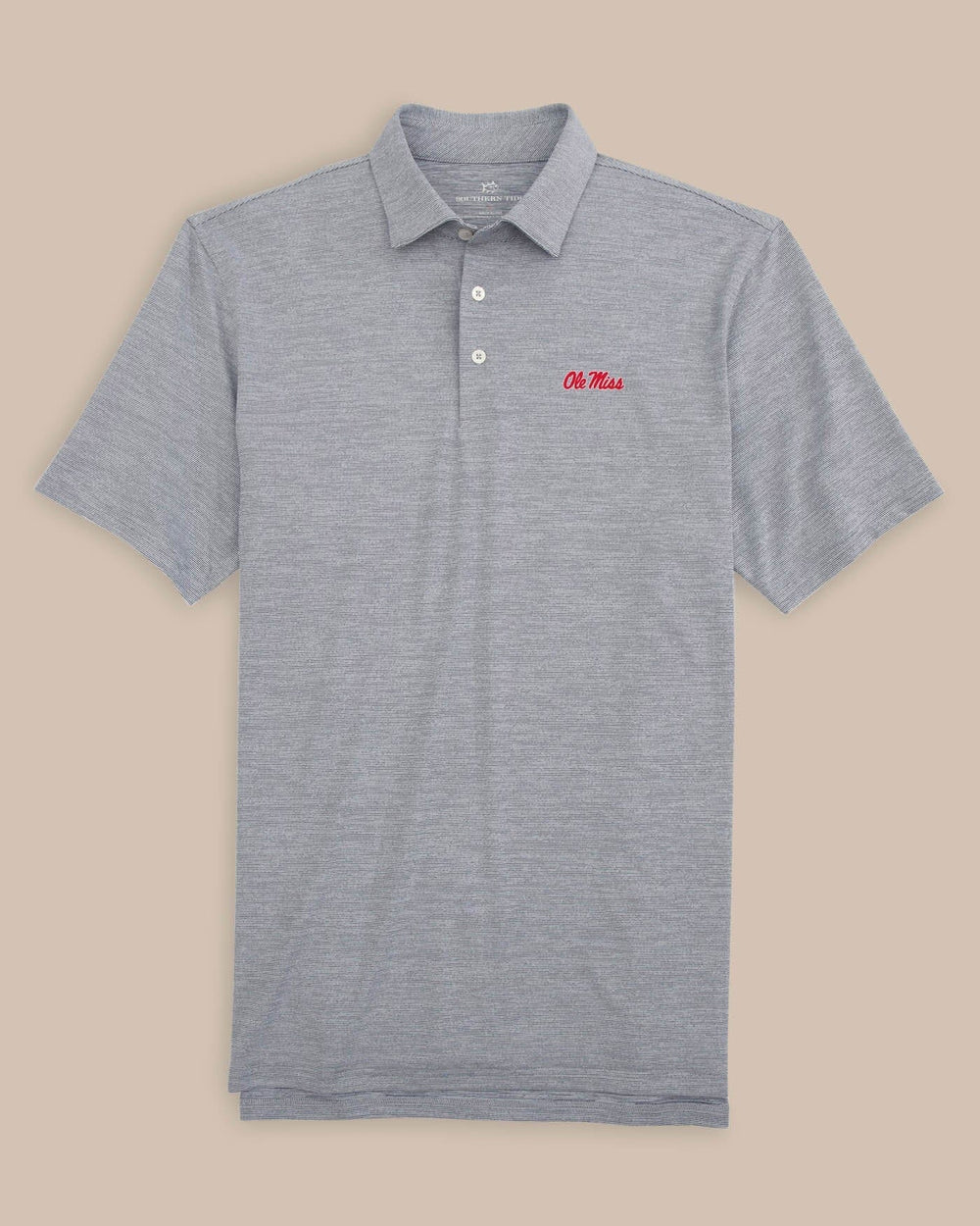 Ole Miss Driver Spacedye Polo Shirt C_Polo Shirts Southern Tide 