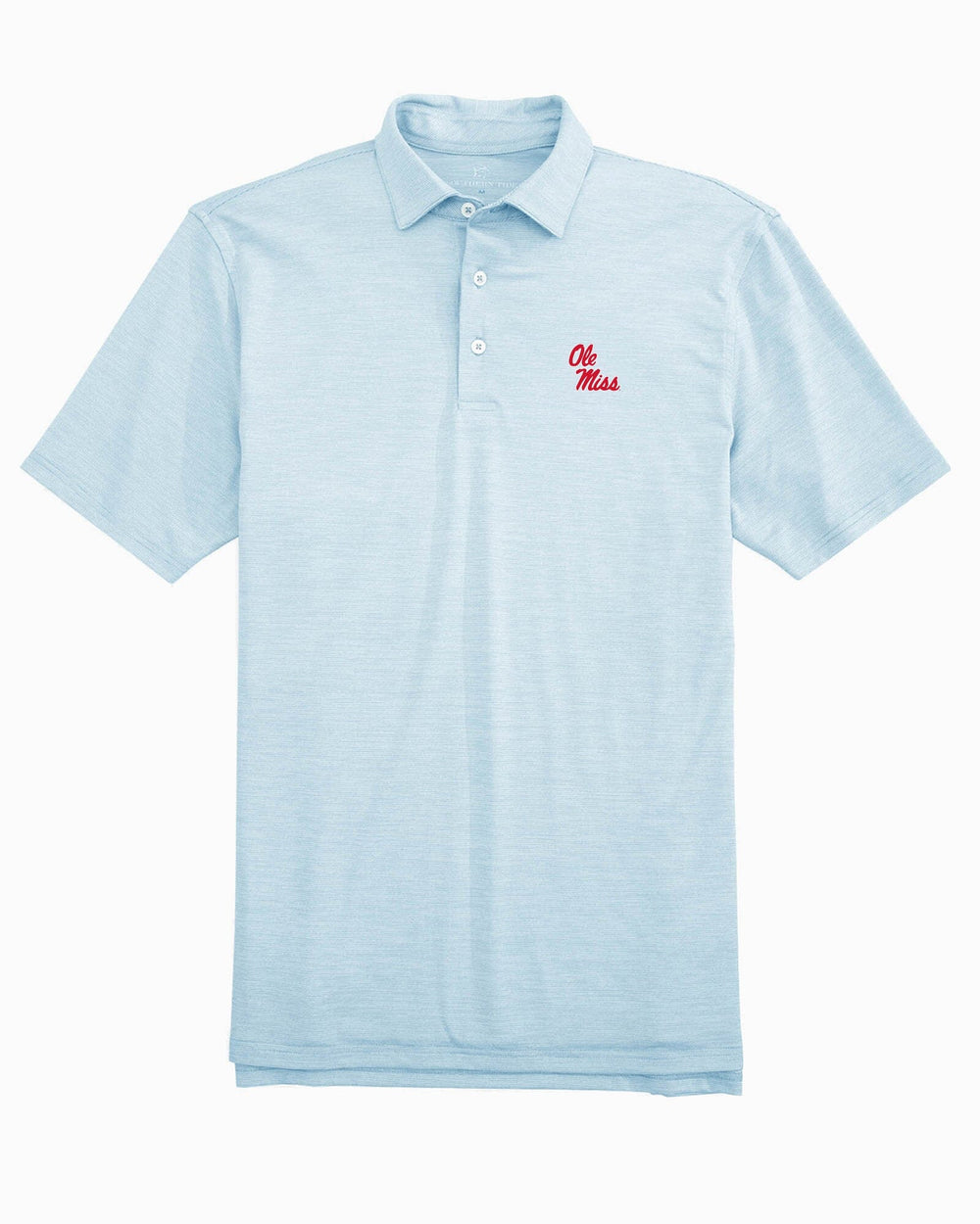 Ole Miss Stacked Driver Spacedye Polo Shirt