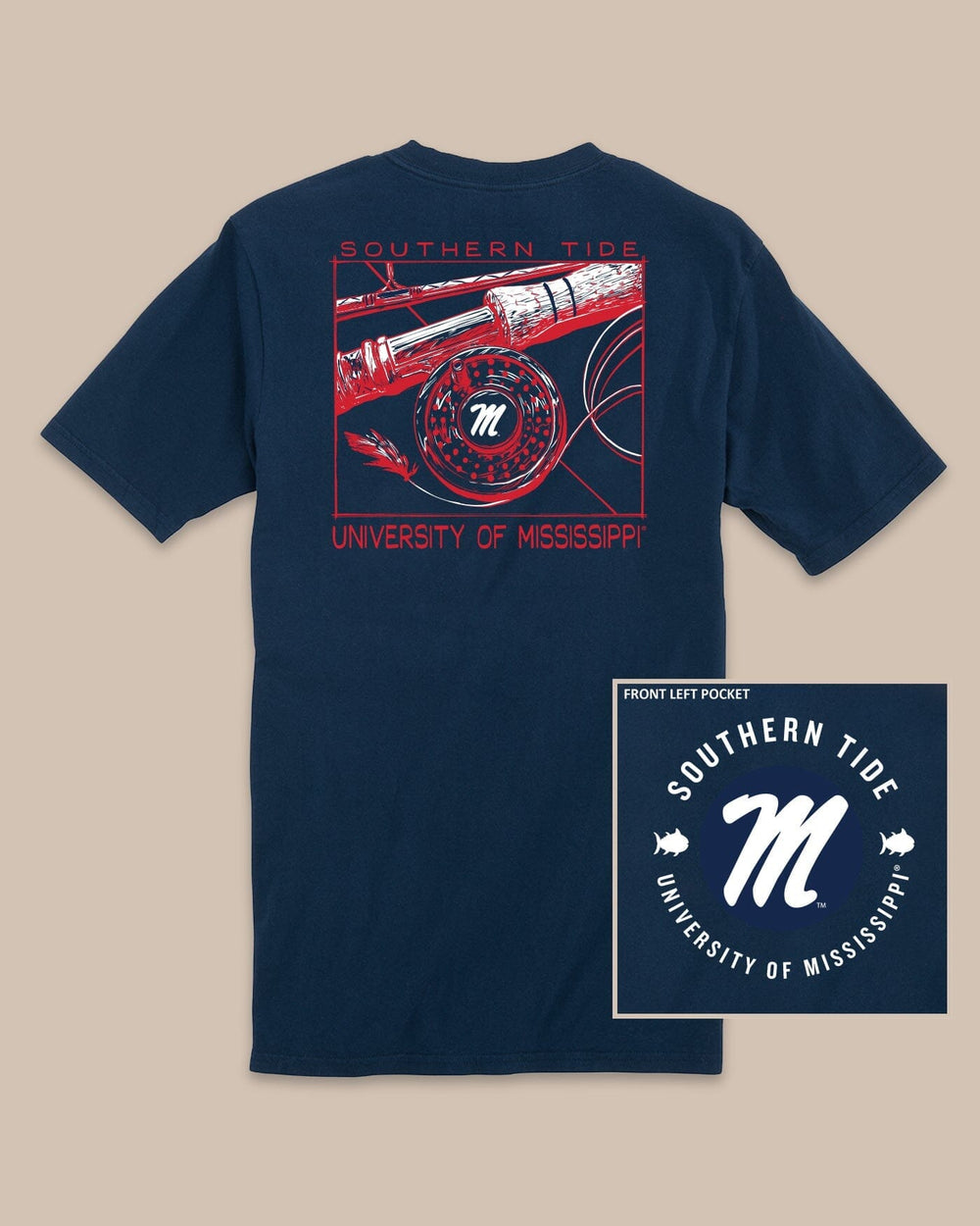Ole Miss Rebels Gameday Fly Reel T-Shirt C_T-Shirts Southern Tide 