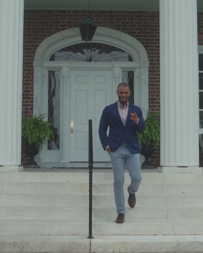 The video of the Men's Charleston Navy Blazer by Southern Tide - Navy