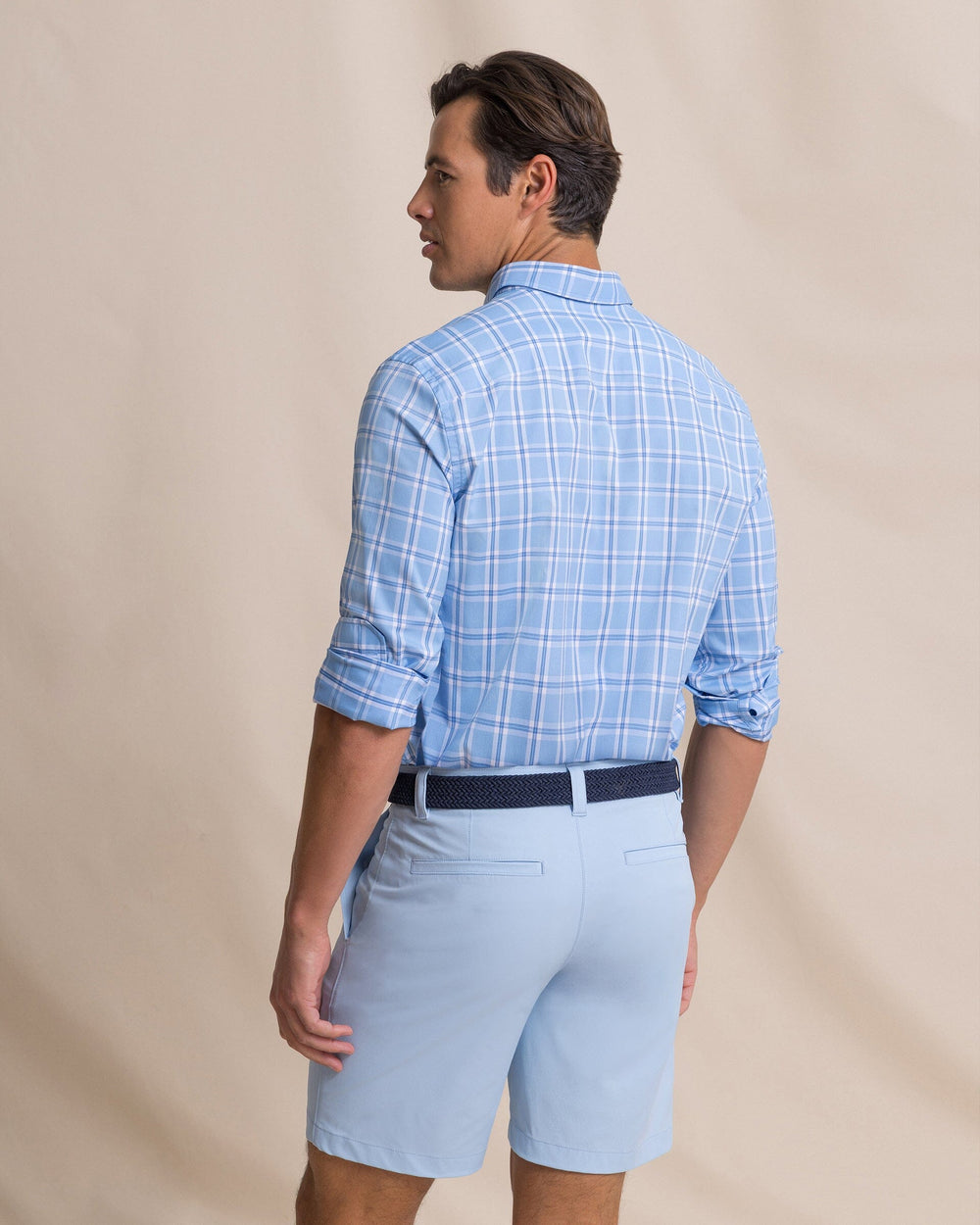 The back view of the Southern Tide South Beach Coastal Breeze® Sport Shirt by Southern Tide - Ocean Channel